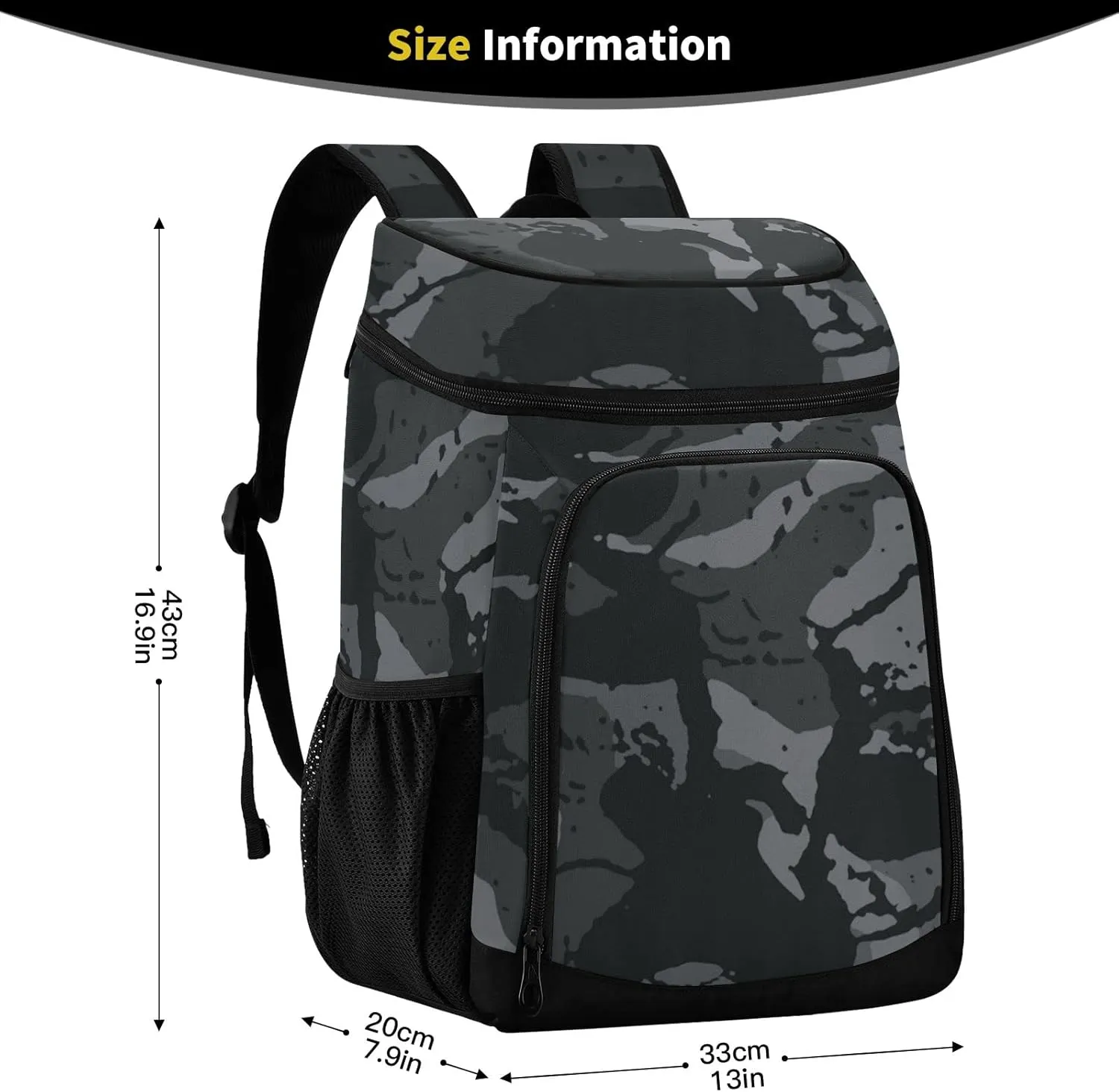 ALAZA Backpack Cooler for Women Men Insulated Waterproof Leak Proof Coolers for Hiking Camping Beach, 36 Cans