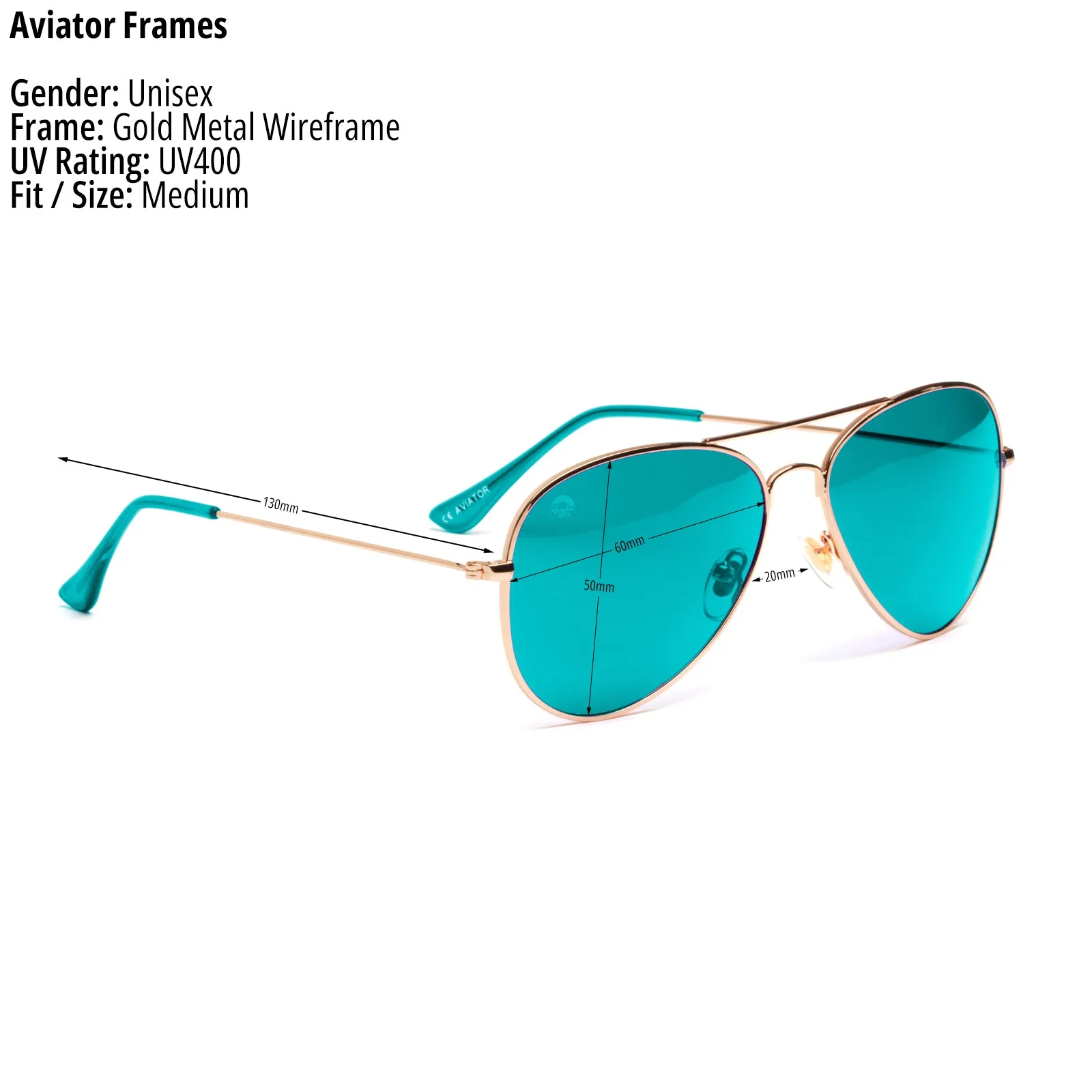 Aqua - Aviator Frame