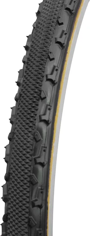 Challenge Chicane 33 Cross Tubular Tire, Black/Brown
