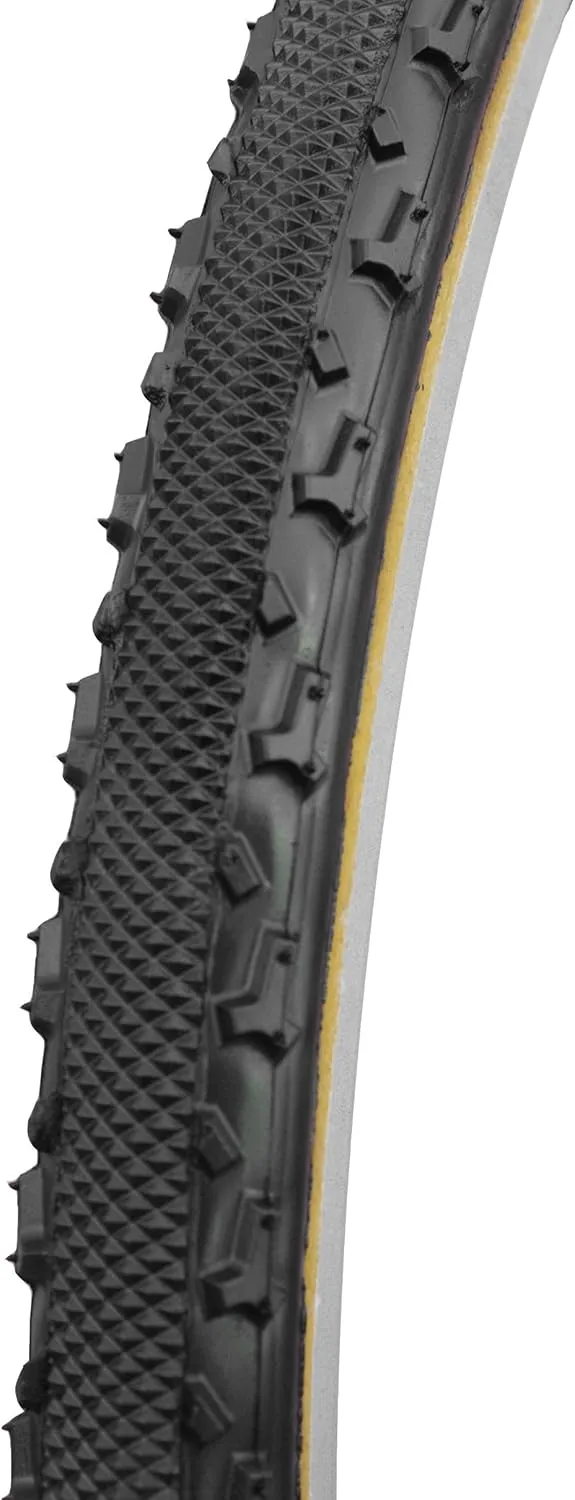 Challenge Chicane 33 Cross Tubular Tire, Black/Brown