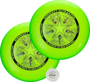 Discraft Ultrastar Ultimate Discs 1 & 2 Packs, Standard Size, for Competitive & Casual Play