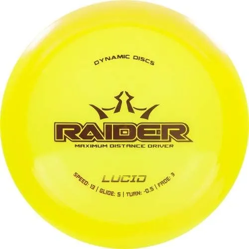 Dynamic Discs Lucid Raider Distance Driver Golf Disc [Colors May Vary]