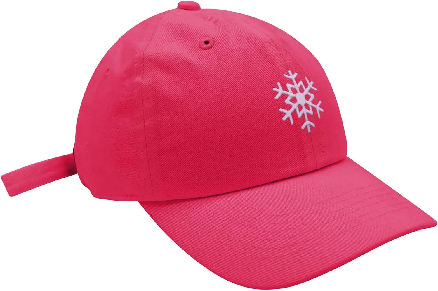JPAK Snowflake Baseball Cap Embroidered Cotton Dad Hat -