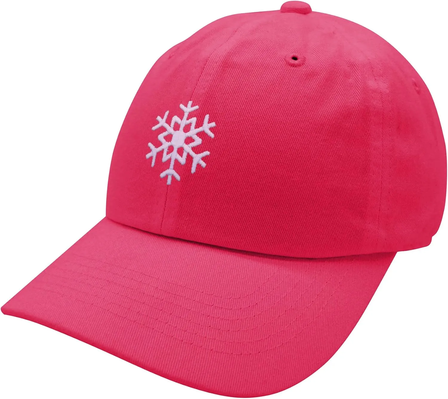 JPAK Snowflake Baseball Cap Embroidered Cotton Dad Hat -