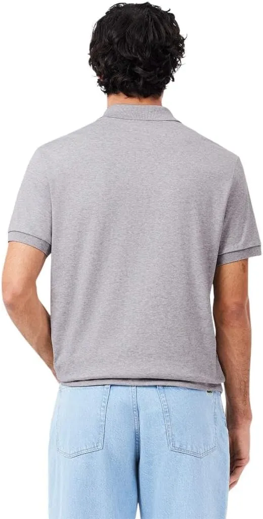 Lacoste Men's Short Sleeve Pima Jersey Interlock Regular Fit Polo Shirt