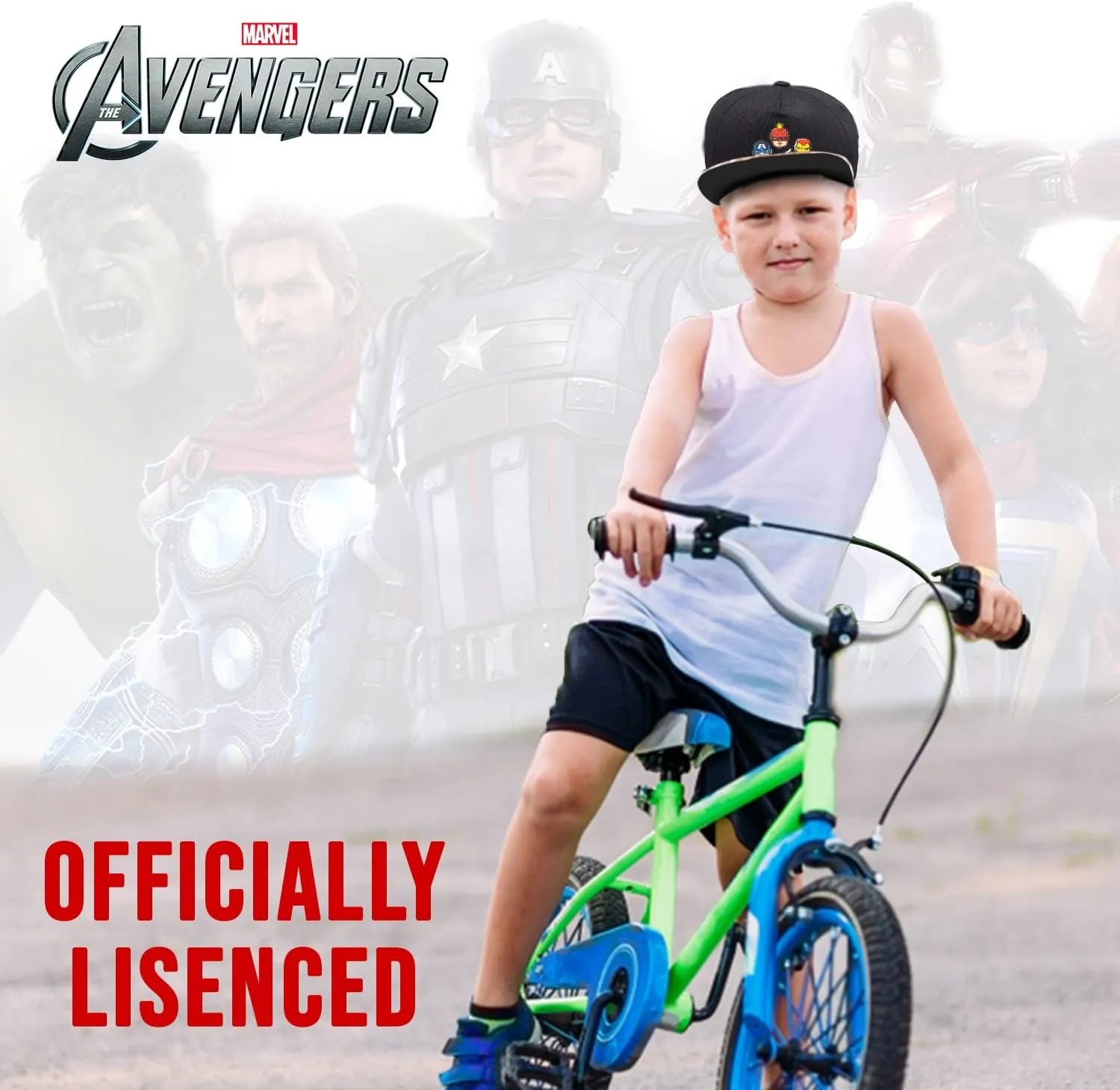 Marvel Legends Captain America, Ironman, Avengers, Hulk Baseball Cap for Boys  Avengers Hat Youth Ages 5-14