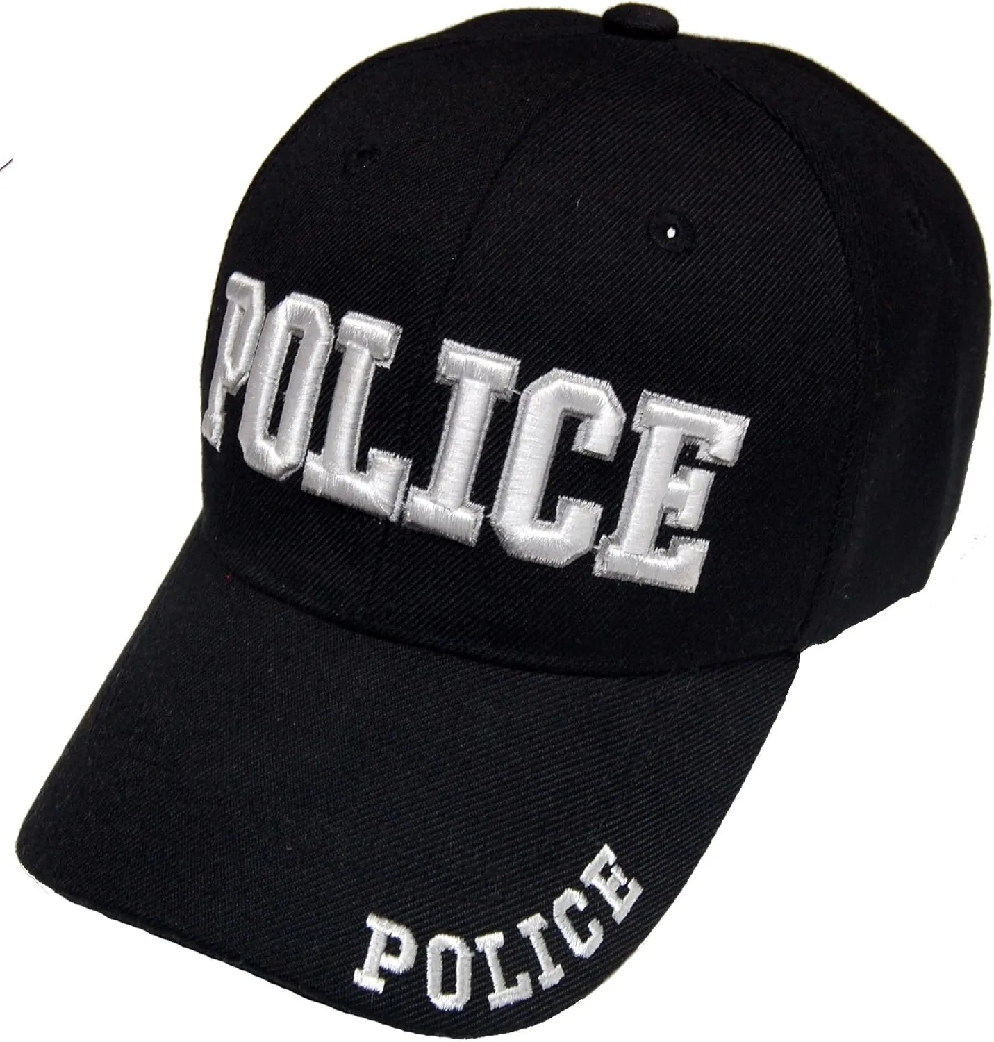 Police Officer Cap Embroidered Baseball Cap Black