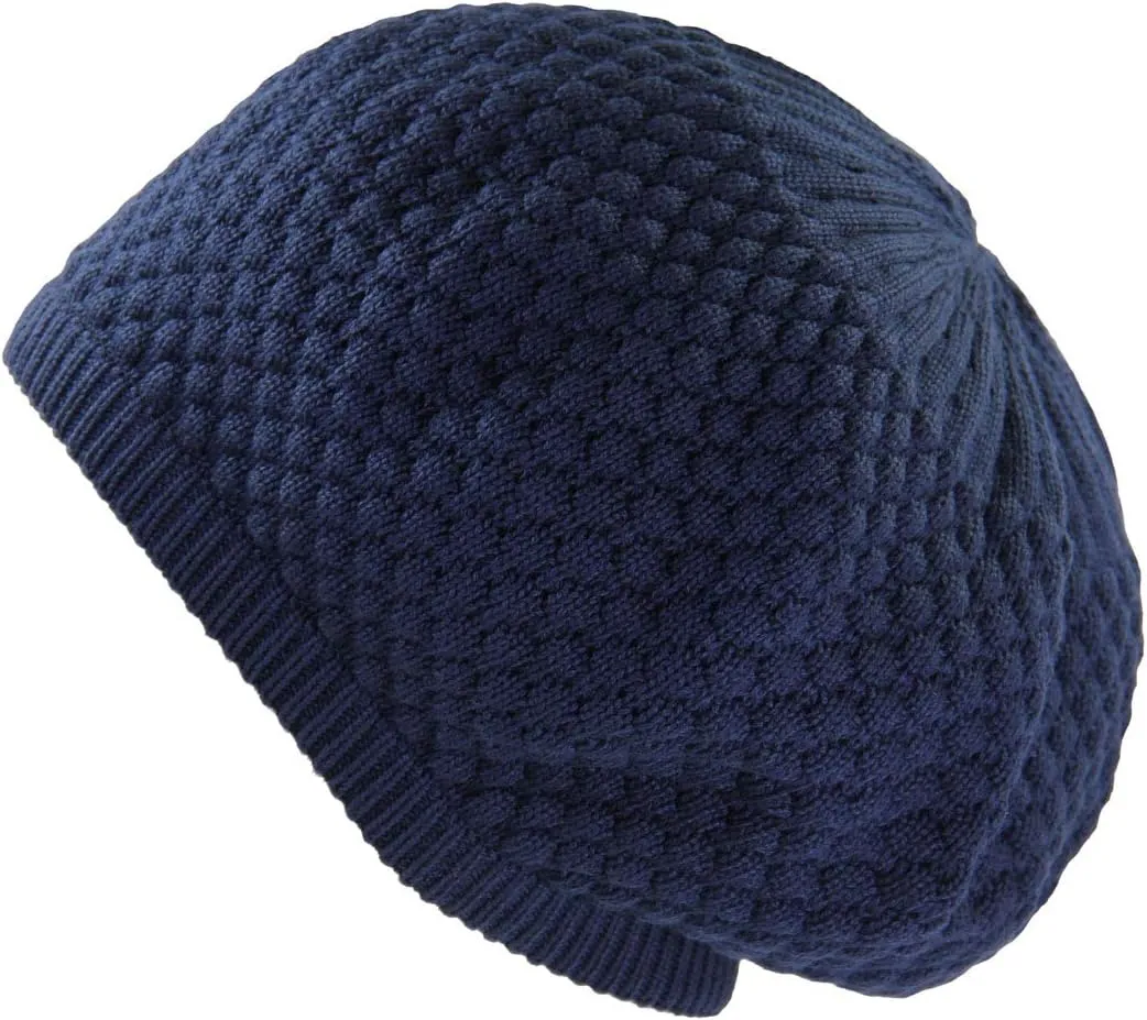 RW 100% Cotton Classic Slouchy Rasta Beanie