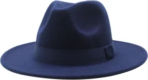 Solid Fedora Hats for Mens/Womens Fedora Hats Wide Brim Fedora Hats Rancher Hat