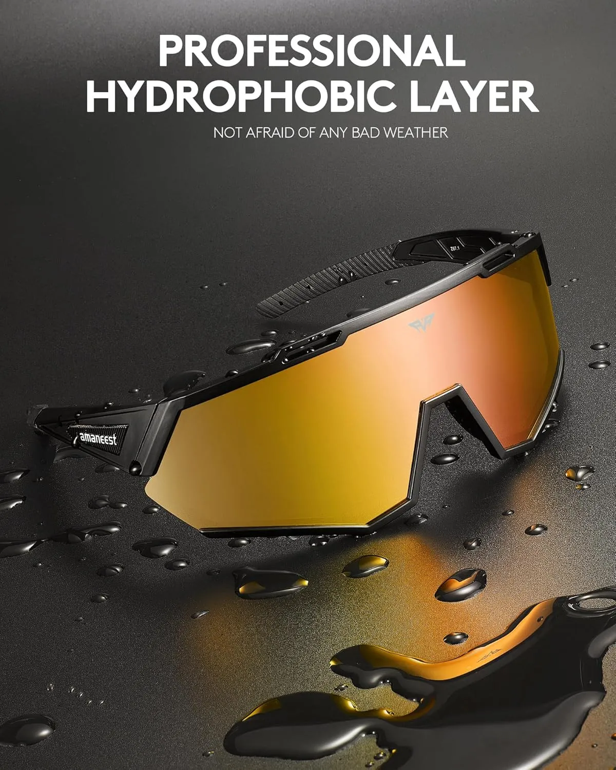 Sunglasses UV Protection Cycling Sunglasses for Men and Women,Impact Resistance Z87.1 for Construction