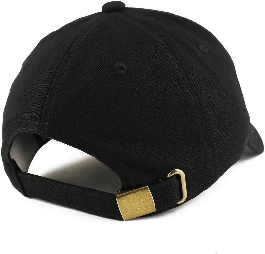 Trendy Apparel Shop Pops Embroidered Solid Adjustable Unstructured Dad Hat