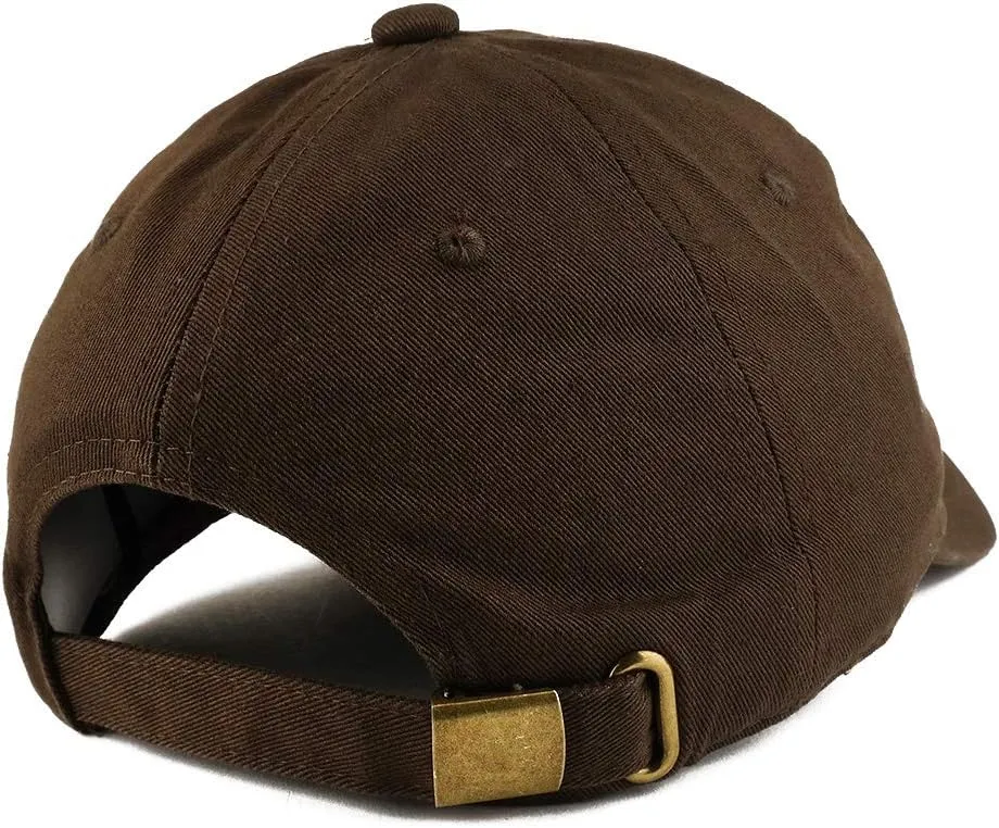 Trendy Apparel Shop Pops Embroidered Solid Adjustable Unstructured Dad Hat
