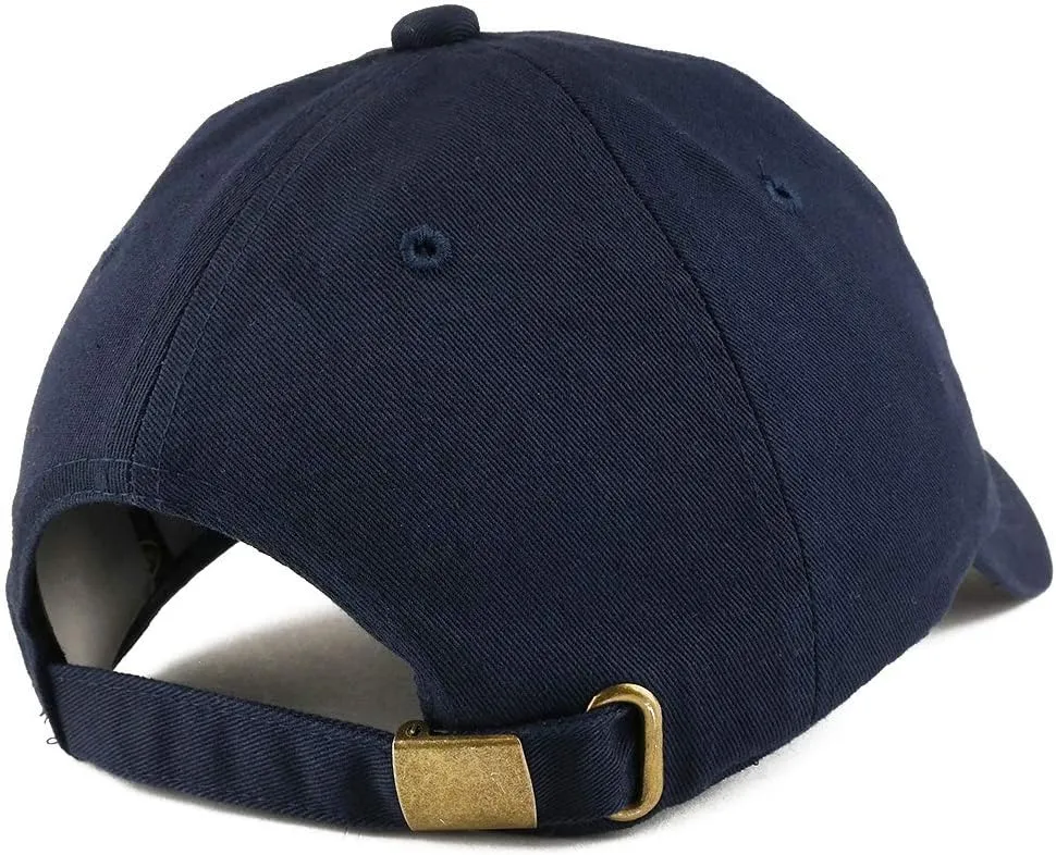 Trendy Apparel Shop Pops Embroidered Solid Adjustable Unstructured Dad Hat