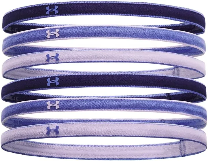 Under Armour Women's Mini Athletic Headbands, 6-Pack