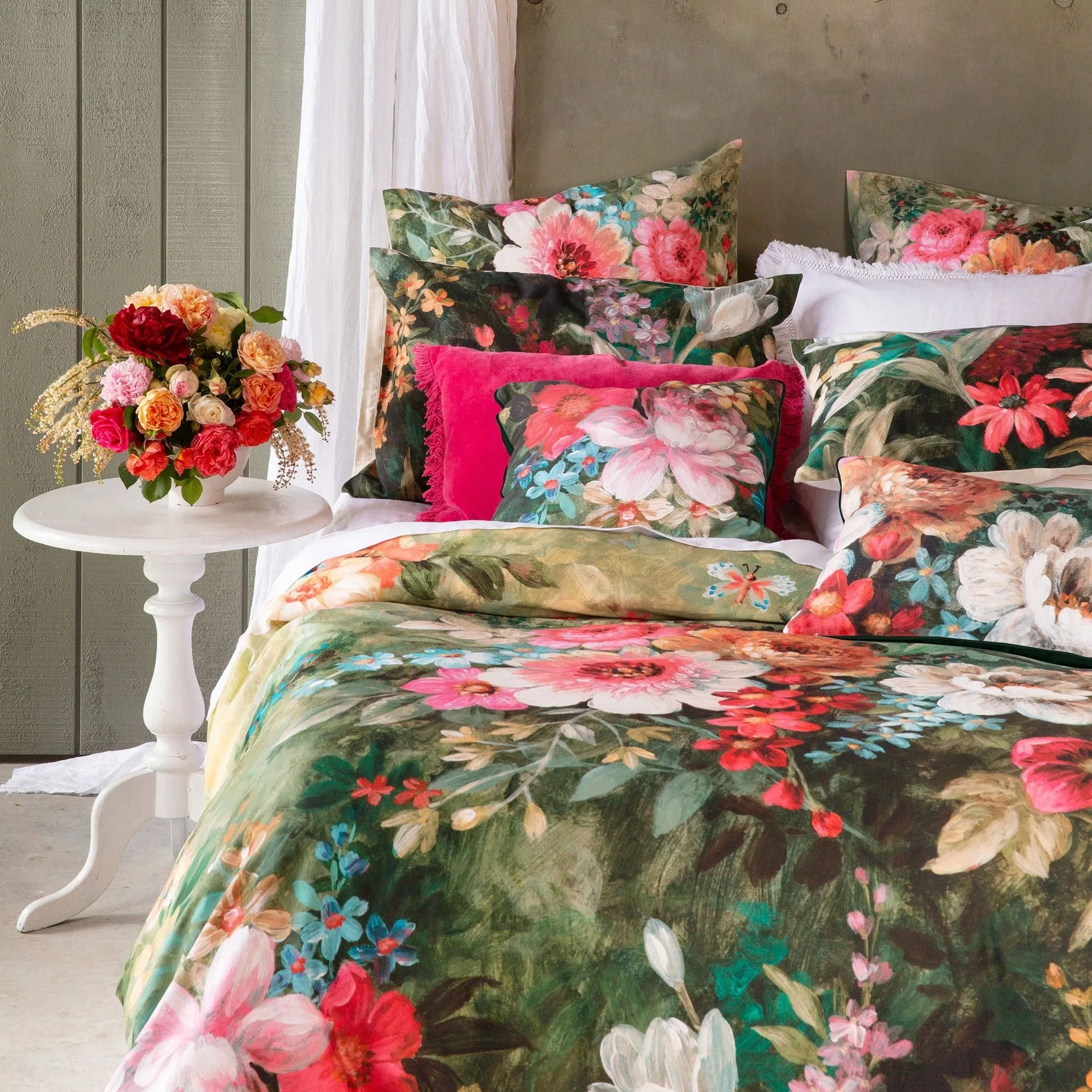 Venetia Linen/Cotton Cushion 40 x60cm by MM Linen