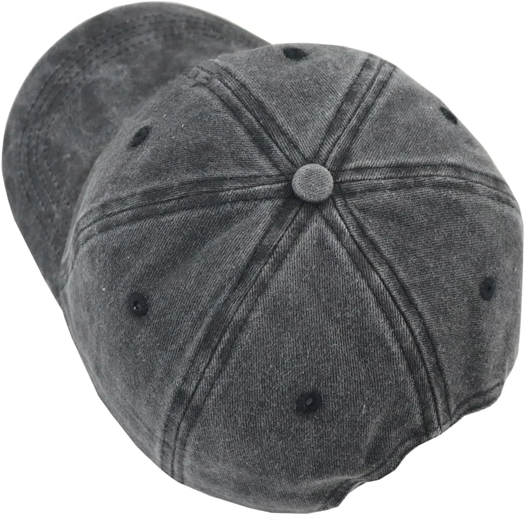 Xpayzere Baseball Cap for Men Women, Adjustable Cotton Embroidered Hat